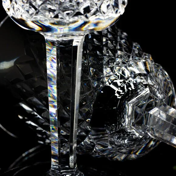 Waterford Crystal Alana Claret Wine Stem Glasses 5 7/8" ~ Set Of 4 - Picture 7 of 14